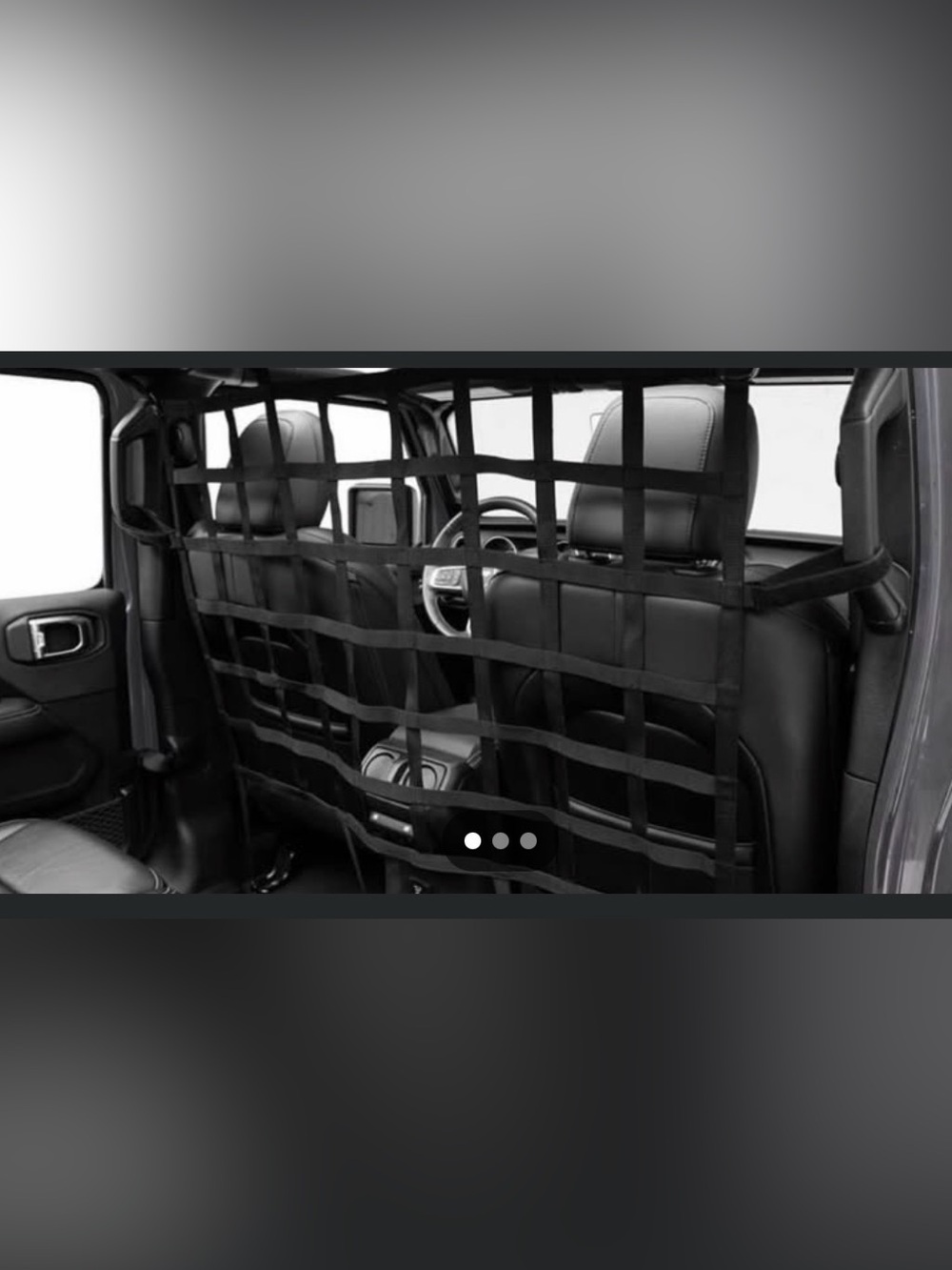 Dirty dog 4x4 pet divider for Jeep wrangler 4 door